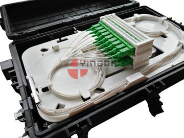 Beli 3 In 3 Out Inline Fiber Cable Joint Box 2 x 16 Dengan Konektor SC / APC pembuatan online