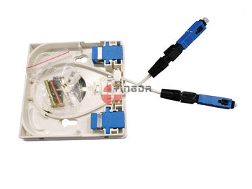 Beli Panel Soket FTTH Di Dinding Pemasangan Dinding dengan Sekrup Outlet Keluar Kabel Depan pembuatan online