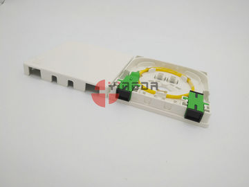 Beli Pelat Wajah Dalam Ruang Serat Ke Dinding Depan Socket Panel 2 Port SC ABS + PC White pembuatan online