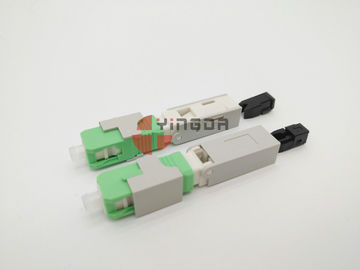 Beli SC Mechanical Fast Fiber Optic Filed Installable Connector APC Green Pre Dipoles pembuatan online