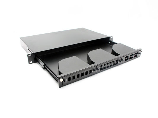 Beli YINGDA 72 Core MPO Sliding Drawer Type Fiber Optic Patch Panel untuk Kabel Pusat Data 100G 400G pembuatan online