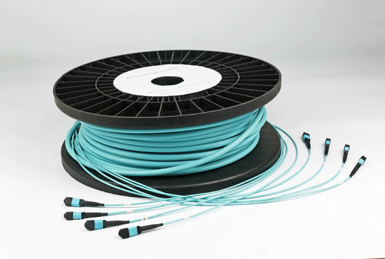 Beli YINGDA Fiber Optic Manufacturer MTP MPO Connector Fiber Breakout Cable 48core SM MM untuk Jaringan 20M pembuatan online