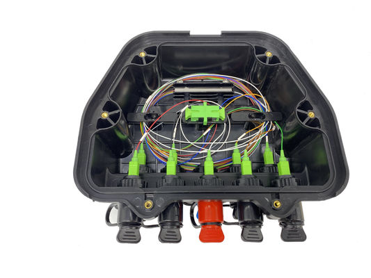 Beli Pole Mount Air Unbalanced NAP 8 out SC/APC CTO 1X8 1X2 Splitter Fiber Optic Box Mini SC pembuatan online