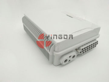 Beli White Plastic Optical Termination Box Outdoor Wall Mount 24 Serat dengan Bracket dan Tombol FAT-24 pembuatan online