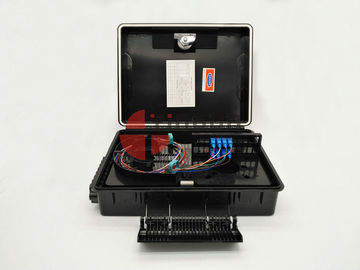 Beli 24 Core Drop Cable Fiber Opitc Termination Box, 24 pcs SC Fiber Optic Splitter Box PC + ABS Flip Cover pembuatan online