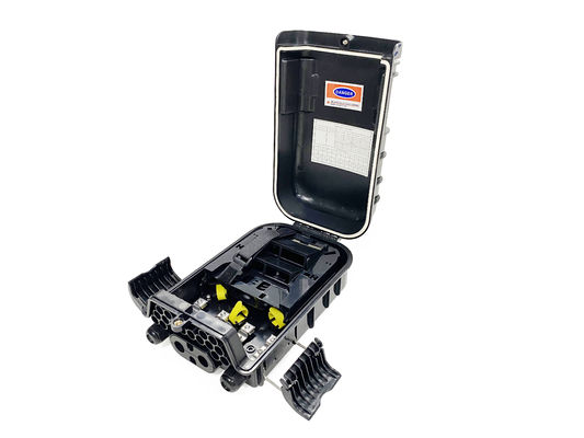 Beli YINGDA Factory 16 Core IP66 Waterproof Fiber Optic Splitter Box Hitam untuk FTTH Nap Caja Terminal Grey Pole Mount Outdoor pembuatan online