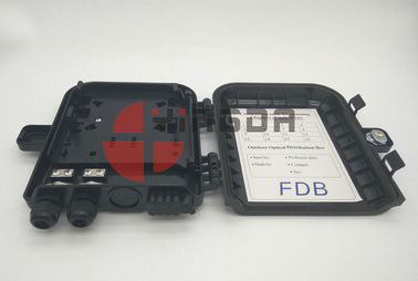 Beli Optik 1x8 LGX PLC Fiber Optic Splitter Box, kotak splitter FTTH 2in 8out outdoor pembuatan online