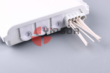 Beli Outdoor ABS Optical Splitter Kotak 8 Cores, Kabel Uncut Termination Box Untuk 1x8 PLC Splitter White pembuatan online