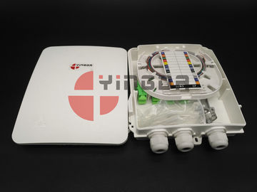 Beli 3 Ports 8 Cores Fiber Optic Terminal Box dengan Kotak Pengumpul Outdoor Splitter 1x8 SC / APC pembuatan online