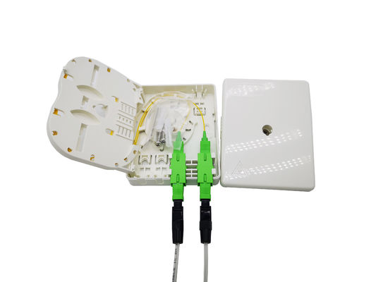 Beli SC LC Fiber Optic Wall Outlet Untuk Bahan ABS Putih Indoor pembuatan online