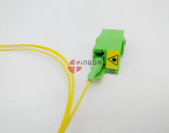 Beli Single-mode Simplex Fiber Optic Adapter LC / APC, Hijau LC Fiber Optic Coupler pembuatan online