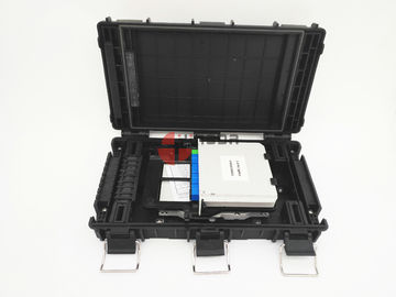 Beli 2 Dalam 2 Out Fiber Optic Splitter Closure 8 Tetes Dengan 1 * 8 Konektor SC Mini pembuatan online