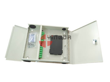 Beli Waterproof 4 Ports 2 Pintu Fiber Optic Patch Panel ODF Wall Mounted Dengan SC / APC adapter pembuatan online