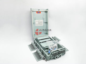 Beli Tiang Terpasang Kotak IP65 Fiber Optic Splitter 16 out, Kotak Distribusi Optik dengan 16 SC Adapter pembuatan online