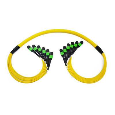 Beli 72 Fiber SM MPO Truck Cable G657A1 LSZH Jactet Warna Kuning Untuk Transfer Data yang Cepat dan Stabil pembuatan online