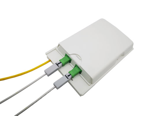 Beli FTB102H Wall Mounting Socket Panel SC Adapter Simplex Fiber Optic Termination Box dengan High ABS PC/ABS pembuatan online