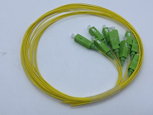 Beli High Efficient SC APC Fiber Optic Pigtail 0.9mm Untuk Jaringan Panel Patch pembuatan online