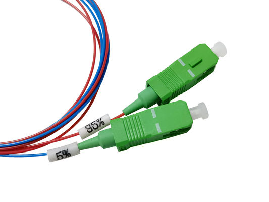 Beli Fiber Optic FBT Splitter 1:2 5% 95% Ratio Dual Window Coupler Stabilitas dan Keandalan Tinggi Rasio kopling yang akurat untuk FTTH pembuatan online