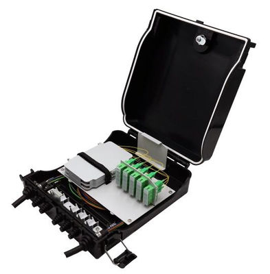 Beli Fiber Optic Termination Box untuk distribusi sinyal optik dengan 1 Input 4 Output Port dan G657A2 Fiber pembuatan online