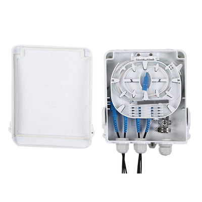 Beli FDB0208D Fiber Optic Splitter Box dengan 8 SC Adapter Bracket dan 8 SC/APC Adapter untuk Distribusi pembuatan online