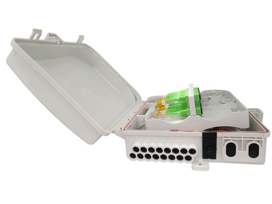 Beli Kotak Splitter Serat Optik yang dapat disesuaikan dengan logo dan penandaan laser untuk Jaringan FTTH 24 Kapasitas Inti IP65 pembuatan online