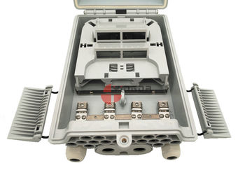 Beli 1/8 Serat Optik PLC Splitter Kaset Luar IP65 Tiang Gunung Untuk FTTH GPON pembuatan online