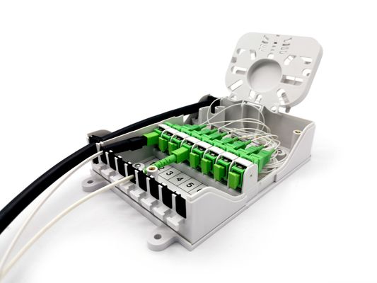 Beli 8 Port SC Fiber Optic Distribution Box Go Through Design Dalam FTTH GPON CATV pembuatan online