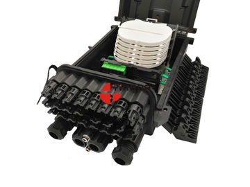 Beli 24 Port 96 Core PP Drop Cable IP68 Wall Mounted Fiber Optic Junction Box Inline Closure pembuatan online