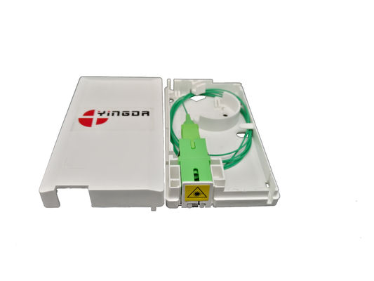 Beli SC Simplex / LC Duplex Fiber Optic Termination Box ABS Fiber Wall Socket 1 inti pembuatan online