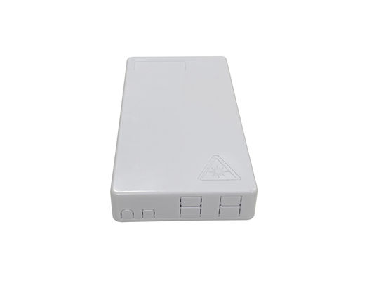 Beli FTTH Fiber Optic Termination Box ABS Putih 4fibers Untuk Flat Drop Kabel Indoor pembuatan online