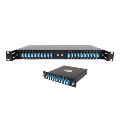Beli Rak 19 Inci Fiber Optik Tetap WDM DWDM Modul Kaset X3 Dapat Dicolokkan Untuk Transmisi FTTH pembuatan online