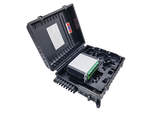 Beli  Outdoor Optical Splitter Box 3in 16out  With LGX Module  For 2x3mm Flat Drop Cable Outlets PC ABS Material pembuatan online