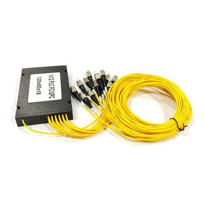 Beli Kualitas tinggi FTTH 1x12 FC Konektor Fiber Optical Box Distributor ABS Box PLC Splitter Untuk Rack Patch Panel pembuatan online