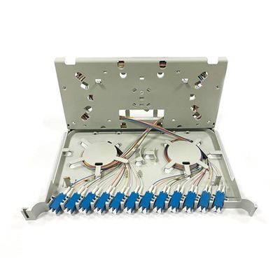 Beli Fiber Optic Equipment 24 Core Fiber Splice Tray and Splice Box Splitter Module for Outdoor FTTH Cabinet pembuatan online