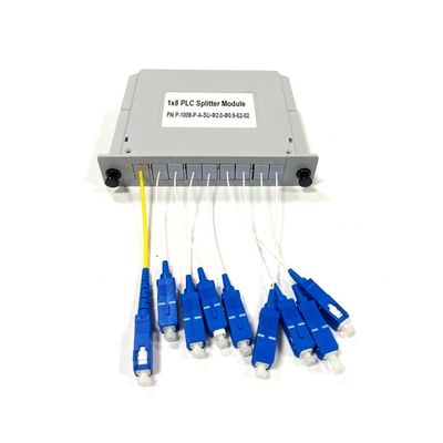 Beli New Fiber Optic PLC Splitter Plug-in type 1x8 LGX box card insert with SC/UPC Connector module in Telecommunication systems pembuatan online