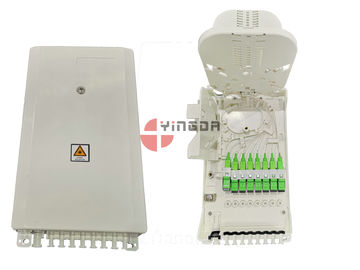 Beli Kotak Pengakhiran Fiber IP54 Luar Ruangan, Wall Mount Fiber Termination Box Untuk Kabel Drop FTTH pembuatan online