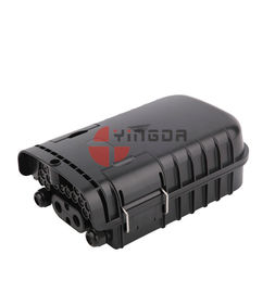 Beli Hitam PC ABS 16 Core FTTH Fiber Optic Splitter Box Untuk Splitter Kaset / Tabung Baja pembuatan online