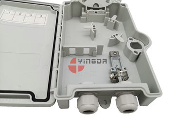 Beli Nap Caja Terminal Fiber Optic Splitter Box Eksterior Plastik Tahan Air 2 Kelenjar Kabel pembuatan online