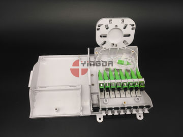 Beli FTTH CPE Pemutusan Serat Optik Box Dengan 1/8 Splitter SC G657A2 Corning LSZH pembuatan online