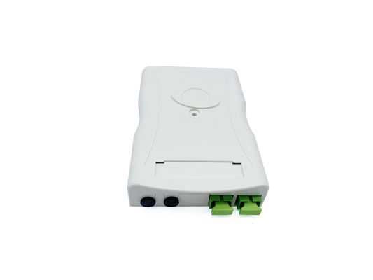Beli 2 Port Plastik FTTH Wall Mount IP30 Optical Termination Box pembuatan online