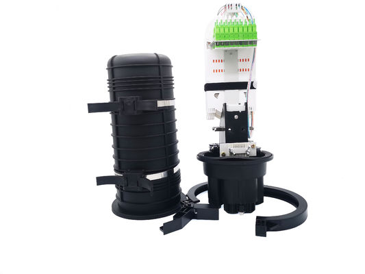 Beli 48 Cores FTTH Drop Cable IP68 Mekanik Fiber Optic Joint Enclosure Dome Splitter 1x32 pembuatan online