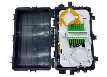 Beli FTTH Aerial Fiber Optic Junction Splice Box 72 144 Cores Dengan Mini Splitter 1x16 1x8 SC Skrup pembuatan online