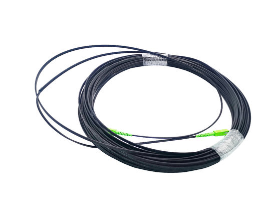 Beli FTTH SC Patch Cord Mandiri 3 Kabel Drop Kawat Baja 2x5mm G657A1 Hitam Luar Ruangan pembuatan online