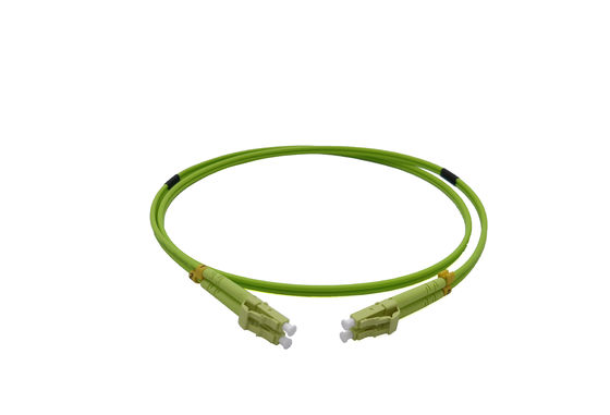 Beli Pusat Data OM5 Optical Patch Cord Jumper LC zipcord 100G 40G Jaringan Kabel Hijau 1M 3mm LSZH pembuatan online