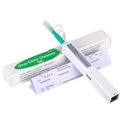 Beli ST FC LC SC 2.5mm Konektor Serat Optik Pena Pembersih Ujung Wajah, Pena Pembersih Sekali Klik 800 Kali pembuatan online