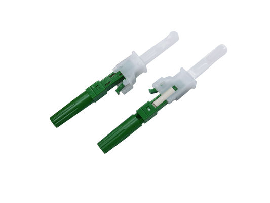 Beli LC APC UPC Field Konektor Cepat yang Dapat Dipasang Mode Tunggal Kabel Drop Datar 2.0*1.6mm pembuatan online