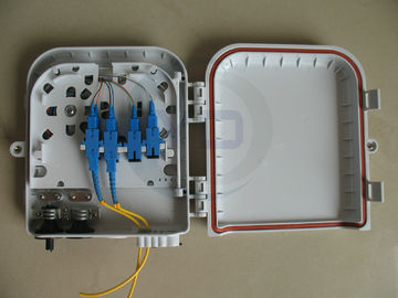 Beli Plastik 1x8 PLC Fiber Optic Splitter Box, Wall Mount Fiber Optic Termination Box FDB0208 pembuatan online