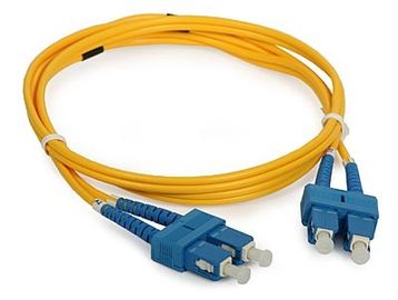 Beli 3D Passed patch kabel optik SC / UPC - SC / UPC single mode serat jumper pembuatan online