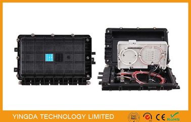 Beli Black Inline fiber Optic Splitter Box, Hole - mounting 1 * 8 Fiber Optic Splice Closure (FOSC) pembuatan online
