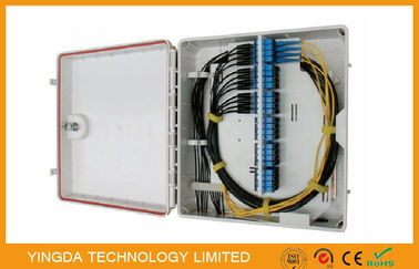 Beli Waterproof 48 Core SC FTTH Fiber Optic Splice Box Ukuran 350 * 340 * 120 mm GPDB-S48D pembuatan online